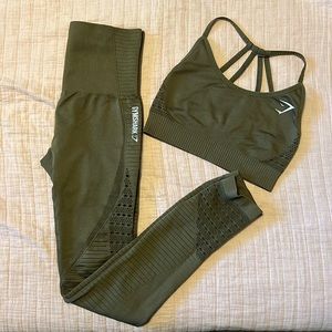 Gymshark matching set. Both sized small